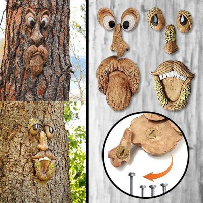 Vrtna dekoracija, stari nasmejani moški | SCULPTURE