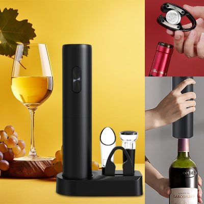 Set električnega odpirača za vino 5 v 1 | VINOCORK