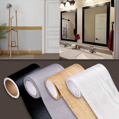 Samolepilna stenska nalepka z lesenim vzorcem (5 m) | DECORIM