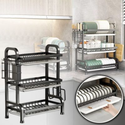 Pametno večslojno stojalo za hitro in učinkovito sušenje posode | DRYSTACK