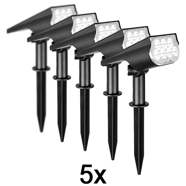 5x Zunanja solarna reflektorska luč | SPOTIKE