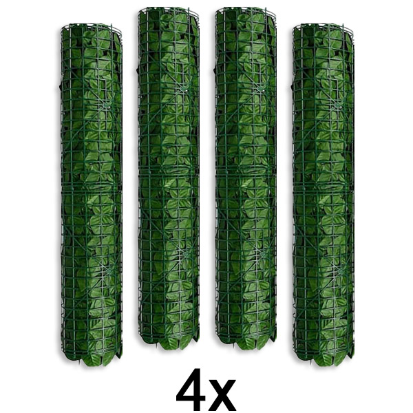 4x Panel za zasebnost z umetnimi listi | LEAFPANEL