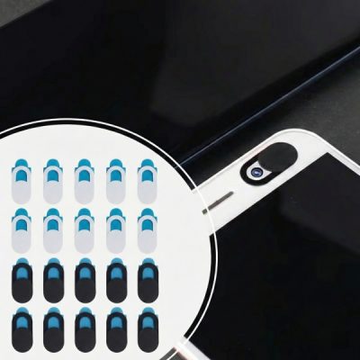 Pokrov za zasebnost spletne kamere - 20 kosov, drsno zapiranje, ustreza vsakemu napravi | CAMCO